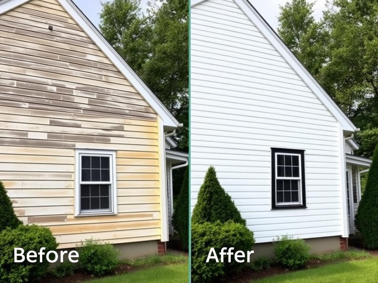 Before and after: Fiber Cement Siding Refresh in Swampscott, MA